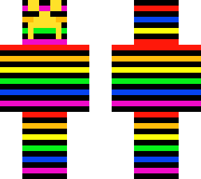 creeper rainbow effect