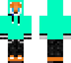 fox with hoodie