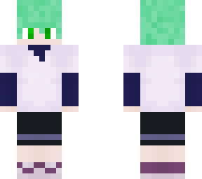 killua con cabello verde