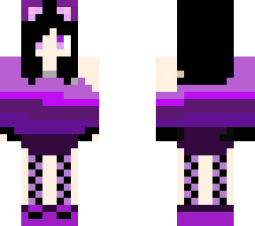 kitty off shoulders purple