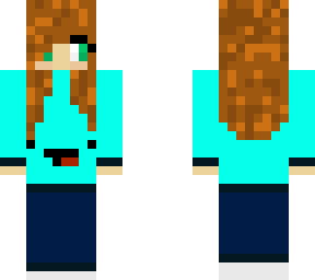 my fafourite skin with skeppy merch! :d