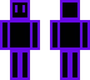 purple and black