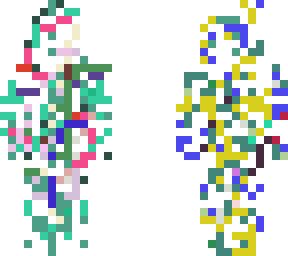 random pixeladed skin