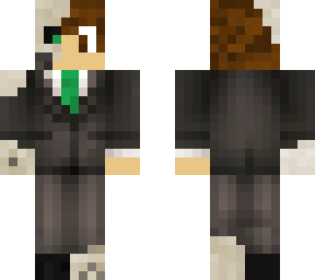 skull suit green