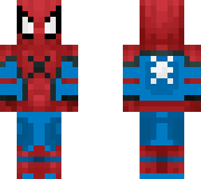spiderman (stark suit but blue)