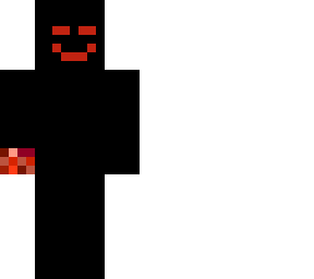 this is my skin but herobrine has lost his minde! :]