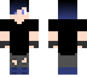 xytallic with blue hair