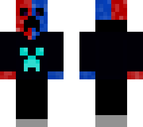 blue and red creeper