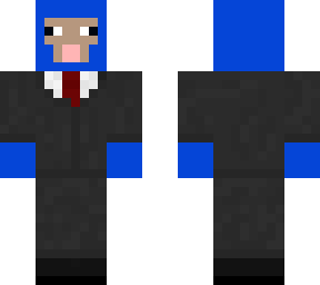 blue sheep with removable suit