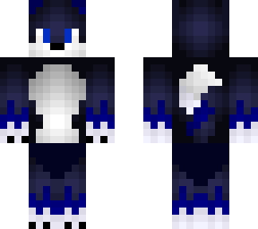cool wolf (blue)