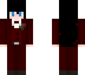des' red suit