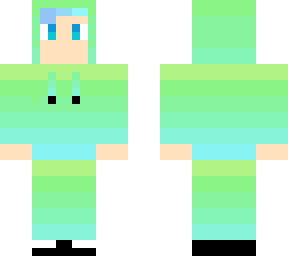 faded hooded skin - green edition