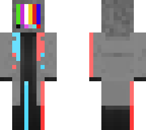 glitched tv head