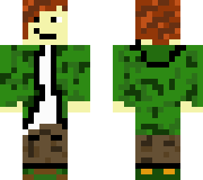 green brown outfit / boy