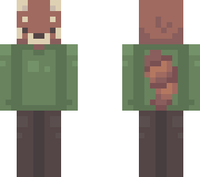 green jumper