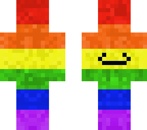 lgbtq+ skin but whit a smiley face :)