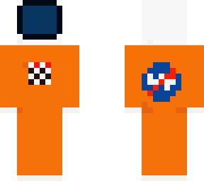 orange suit astronaut