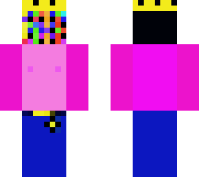 pink glitch king