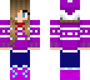 winter sweater with bowtie