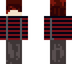 black and red stripes (skin base by ninemka)