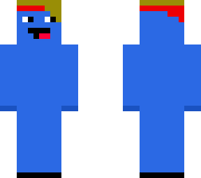 blue blonde guy