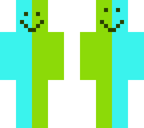 blue green guy