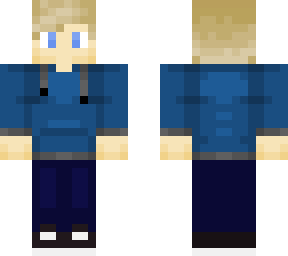 blue sweatshirt skin