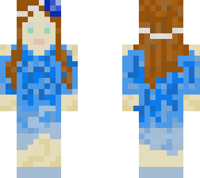 cute girl blue