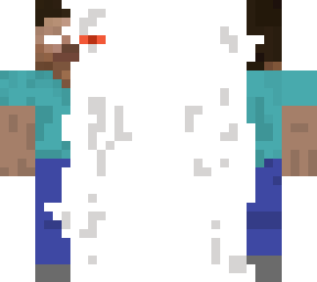 herobrine fused with white enderman