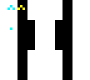 just my proflie i made / black and white cat with one blue fur
