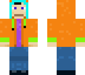 orange hoodie guy