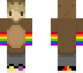 pride bear hoodie :d