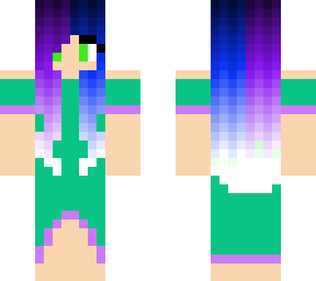 purple/blue hair girl