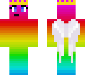 rainbow gradient from head to toe