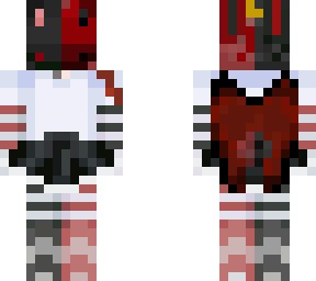 Minecraft Rabbit Red Red and black rabbit | Minecraft Skin