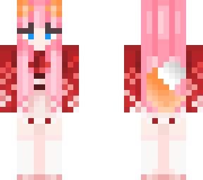 sakura as a kitsune