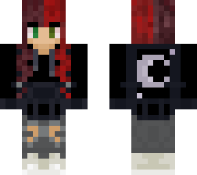 split dye moon girl