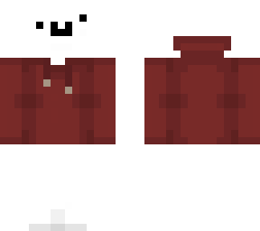 white skin with hoodie