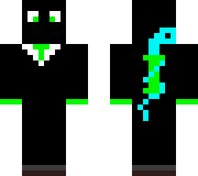 better green enderman in the suit