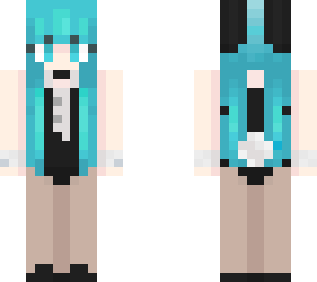 black bunnie miku