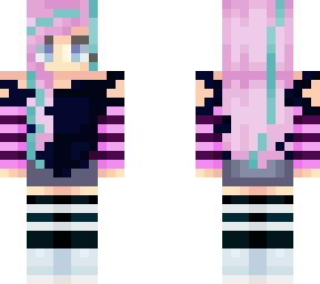 light pink haired girl