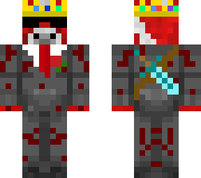mushroom in a bloody suit