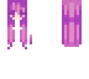 pink hair base girl