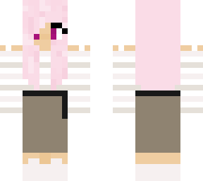 pink hair girl