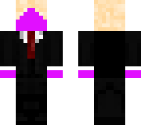 purple man in suit