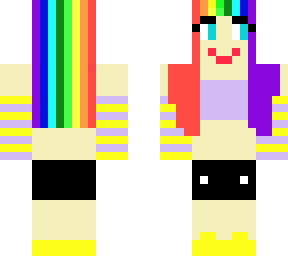 rainbow girl