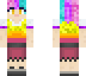 rainbow girl