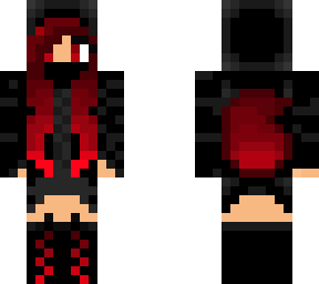 red wolf with hoodie