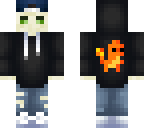 skelly boy charmander green eyes