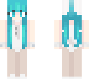 white bunnie miku